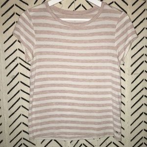 Pink-Striped Top